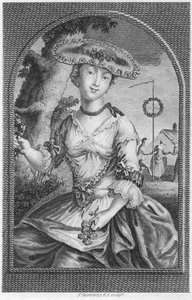 Junge Frau, ca. 1740-1810 von Francesco Bartolozzi