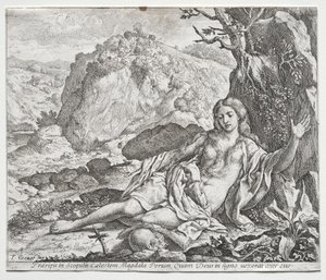 Die reuige Magdalena von Francesco Cozza