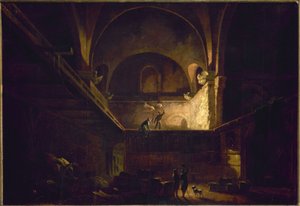Der Küfer des Thermenpalastes von Julien, um 1800