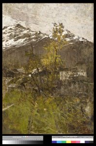 Erster Schnee oder Landschaft, 1889