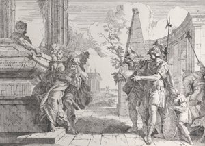 Das Opfer der Polyxena, aus Bacchanals und Geschichten
