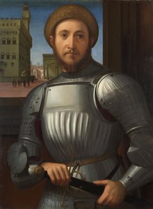 Porträt eines Mannes in Rüstung, ca. 1510