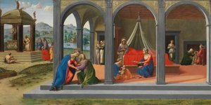 Szenen aus dem Leben des heiligen Johannes des Täufers, ca. 1506-7