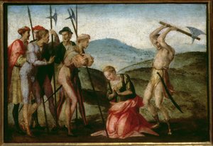Das Martyrium einer Heiligen (Tafel)