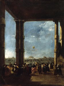 Der Ballonaufstieg von Francesco Guardi