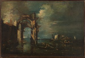 Lagunenlandschaft von Francesco Guardi