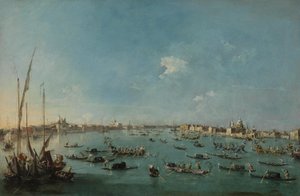 Regatta auf dem Canale della Giudecca von Francesco Guardi