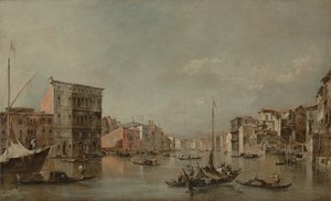 Der Canal Grande in Venedig mit Palazzo Bembo