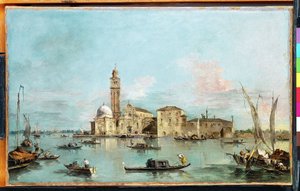 Die Insel San Michele, Venedig von Francesco Guardi