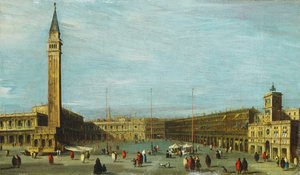 Der Piazza San Marco, Venedig, Blick nach Westen
