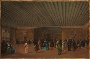 Das Ridotto Pubblico im Palazzo Dandolo von Francesco Guardi