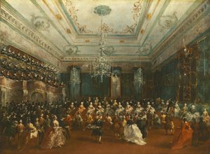 Venezianisches Galakonzert von Francesco Guardi