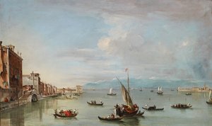 Venedig: die Fondamenta Nuove mit der Lagune und der Insel San Michele von Francesco Guardi