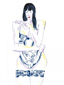 Sinnliche Dessous-Figur von Francesco Gulina