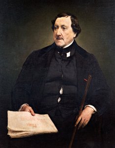 Porträt von Gioachino Rossini von Francesco Hayez