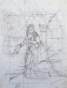 Studie für geheime Anklage von Francesco Hayez