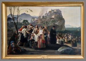 Die Flüchtlinge von Parha von Francesco Hayez