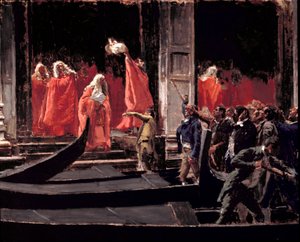 Letzte Sitzung des Senats der Republik Venedig bei ihrem Eintritt in das Königreich Italien im Jahr 1866 von Francesco Jacovacci