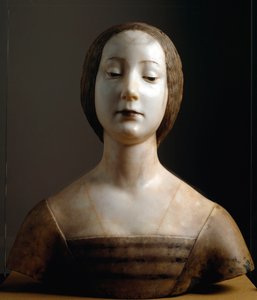 Büste einer Frau, bekannt als Isabella von Aragon von Francesco Laurana
