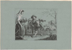 Tafel 2, aus dem Satz von 12 Pastoralszenen