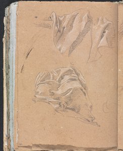 Verona Skizzenbuch: Draperiestudien (Seite 90) von Francesco Lorenzi
