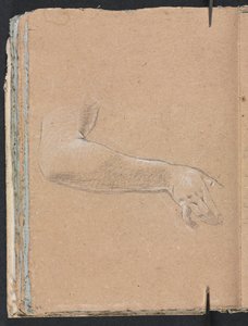 Verona Skizzenbuch: Weiblicher rechter Arm und Hand (Seite 44)