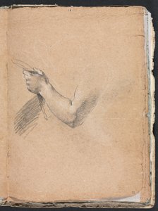 Verona Skizzenbuch: Linker Arm und Hand (Seite 75) von Francesco Lorenzi