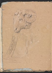 Verona Skizzenbuch: Widderkopf Seite 12, 1760