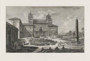 Die Villa Medici von Francesco Piranesi