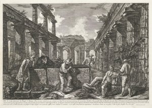 Titelblatt mit Resten des Tempels von Neptun in Paestum