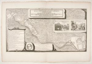 Topografia delle fabbriche scoperte nella città di Pompei von Francesco Piranesi