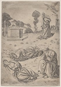 Die Agonie im Garten von Francesco Rosselli