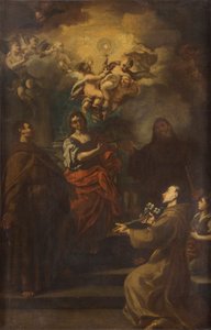 Anbetung der Eucharistie von Francesco Solimena