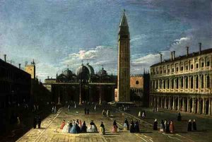 Ansicht der Piazza San Marco, Venedig