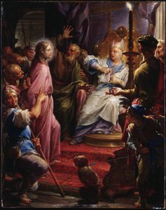 Christus vor Kaiphas von Francesco Trevisani