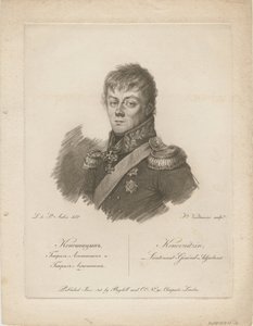 Porträt von Graf Pyotr Petrovich Konovnitsyn 1764-1822, 1813