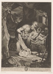 Heiliger Hieronymus in der Wildnis