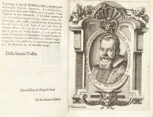 Porträt von Galileo Galilei von Francesco Villamena