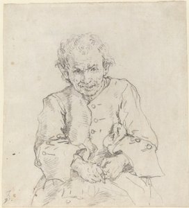 Sitzender Bauer von Francesco Zuccarelli