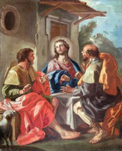 Das Abendmahl in Emmaus von Francesco de (attr. to) Mura