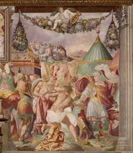 Die Bestrafung des verräterischen Schulmeisters von Falerii, um 1544