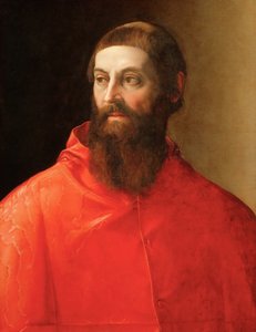Porträt des Kardinals Rodolfo Pio
