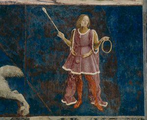 Einer der drei Dekane, die den Monat März überwachen, Il Salone dei Mesi, 1470-99