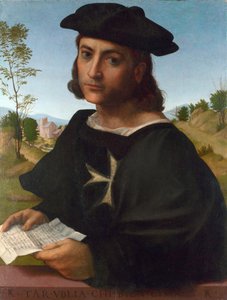 Porträt eines Ritters von Rhodos von Francesco di Cristofano Franciabigio