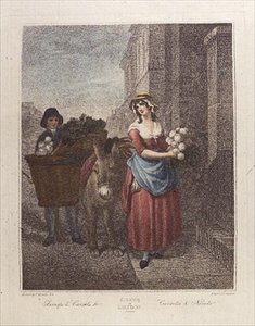 Rüben und Karotten Ho, Tafel 13 aus den "Cries of London" von Francis (after) Wheatley