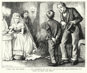 Illustration für Große Erwartungen von Charles Dickens von Francis Arthur Fraser