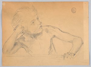 Figurenstudie von Francis Augustus Lathrop