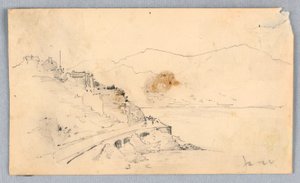 Italienische Küstenstadt von Francis Augustus Lathrop