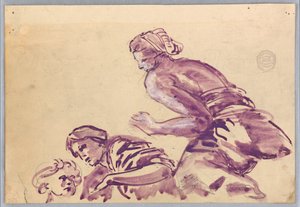 Studie von Figuren für eine Decke von Francis Augustus Lathrop