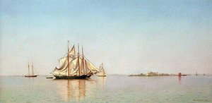 Vor City Island, New York von Francis Augustus Silva
